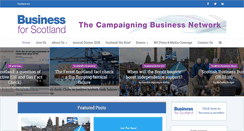 Desktop Screenshot of businessforscotland.com